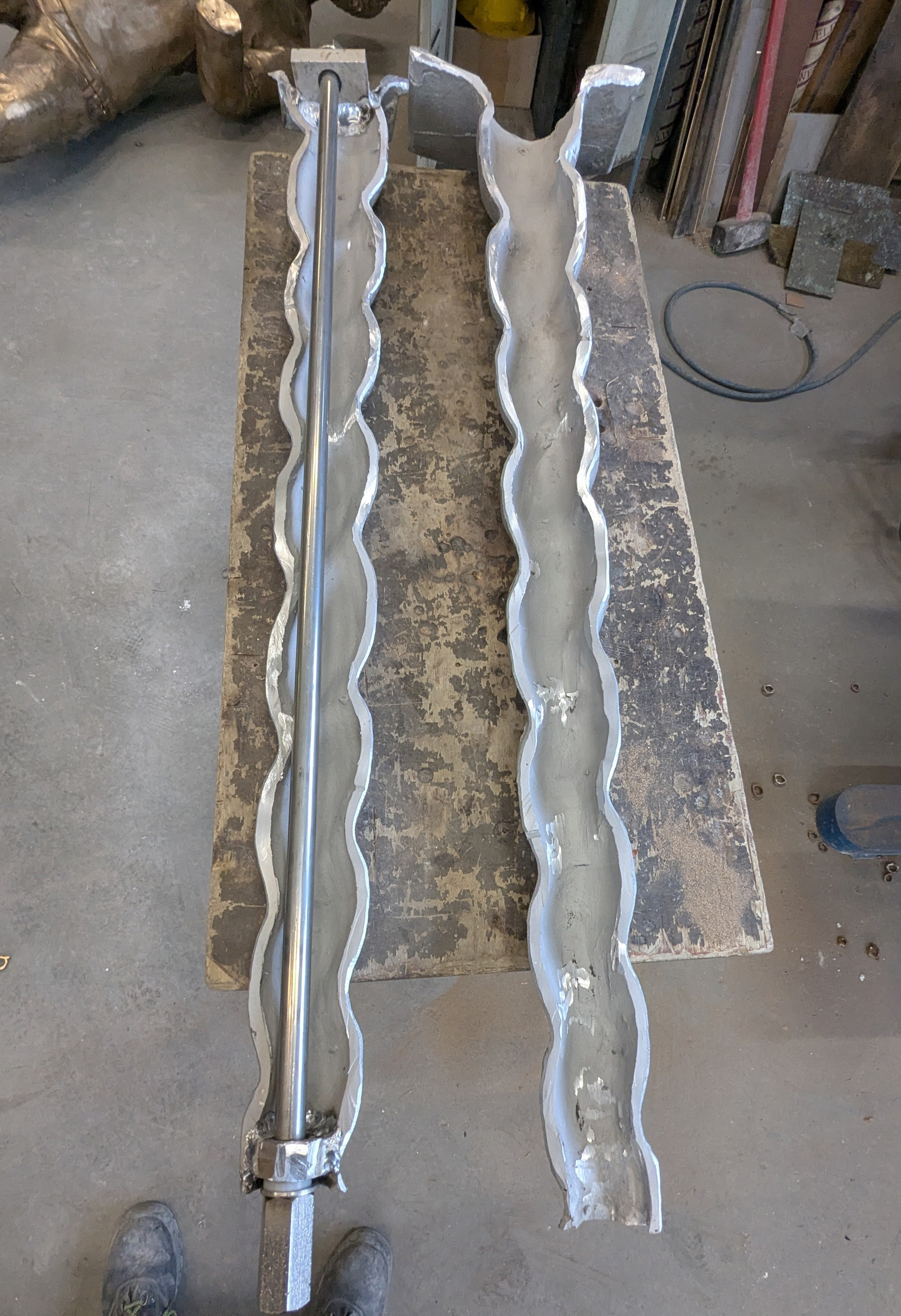 Gegoten aluminium